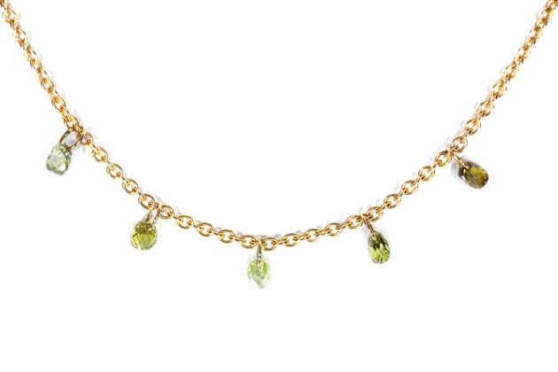 Collier Rotgold Diamant